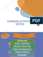 Learning Activity 4 Notice: Your Date Here Your Footer Here 1