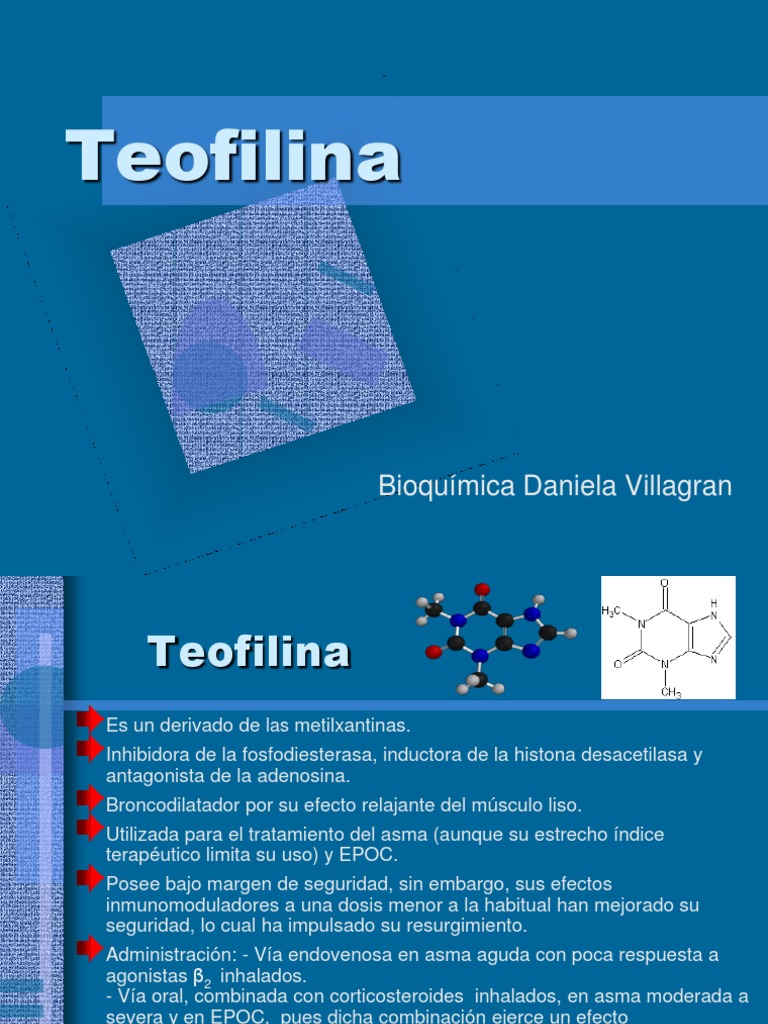 Mecanismo y uso de la teofilina | PDF | Asma | Inflamación