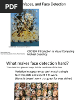 PCA, Eigenfaces, and Face Detection: CSC320: Introduction To Visual Computing Michael Guerzhoy