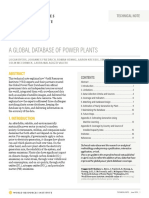 A Global Database of Power Plants: Technical Note