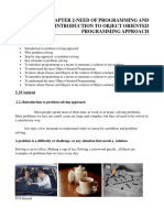 2 - Content - Need of Programming and Introduction To OOP Approach PDF