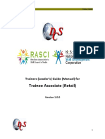 Trainee Associate (Retail) : Trainers (Leader's) Guide (Manual) For