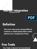Market Integration and Free Trade Areas Through History