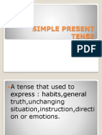 Simple Present Tense