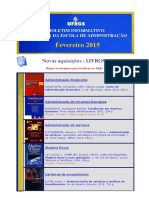 Novas aquisições da biblioteca de administração