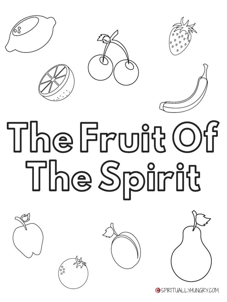 The Fruit of The Spirit Coloring Book PDF | PDF