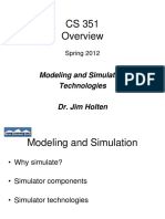 Modeling and Simulation Technologies: Spring 2012