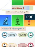 Review Kimia Anorganik Percobaan 6