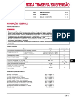 Manutenção da roda traseira e suspensão do NX-4 Falcon