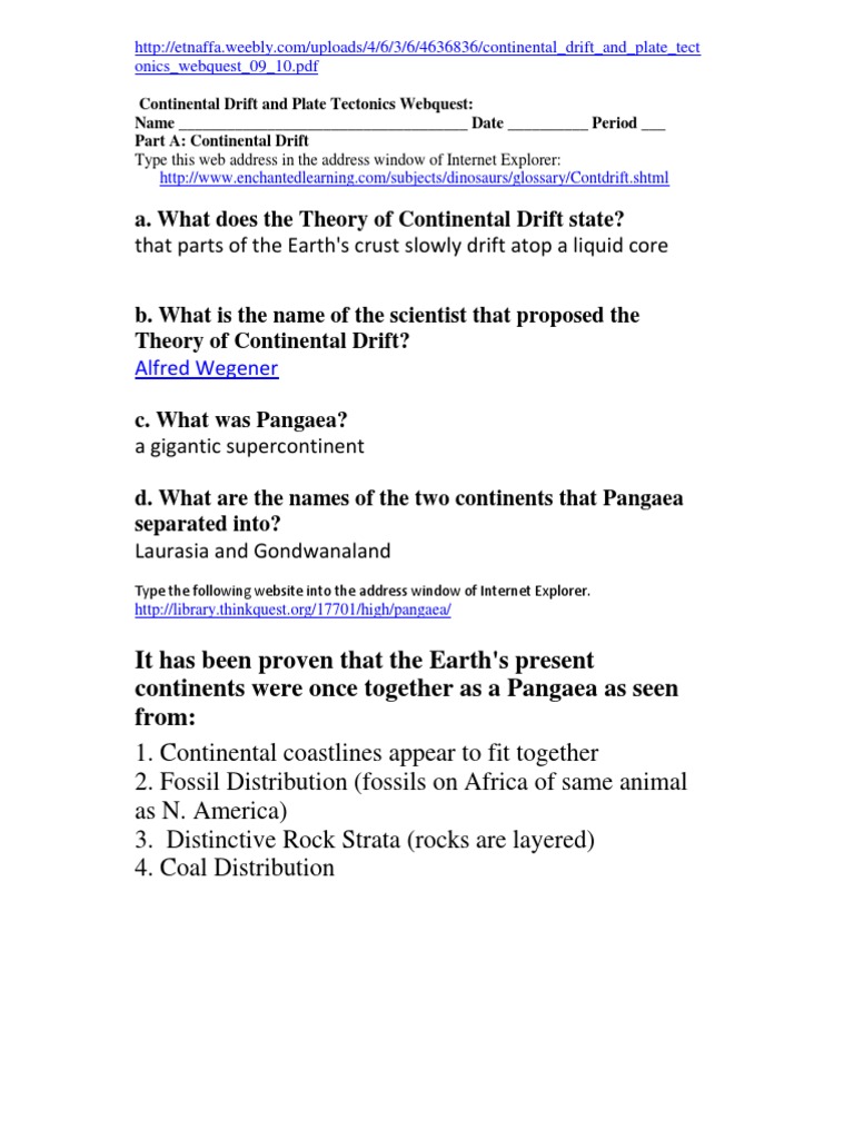 continental-drift-and-plate-tectonics-webquest-answers-pdf-plate-tectonics-continent