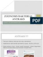 Zoonosis BAKTERIAL Antraks