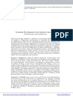 Economic Development in The Americas Since 1500. Endowments and Institutions.