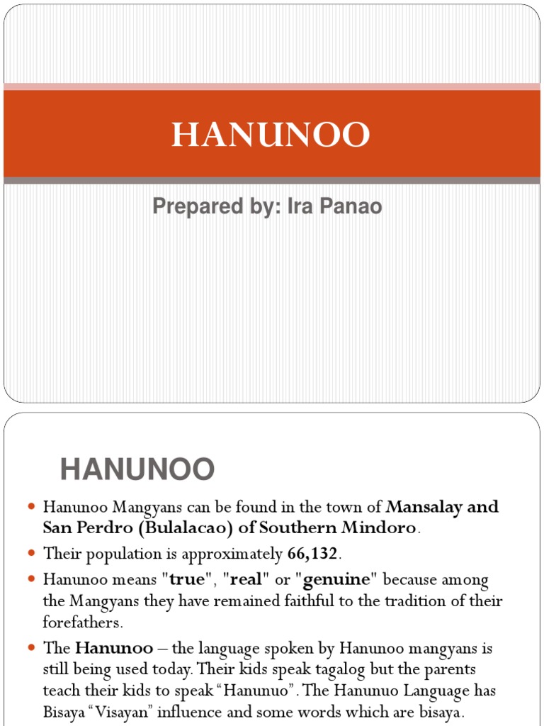 Hanunoo Mangyan Culture & Traditions | PDF | Clothing