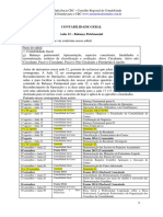 Contabilidade Geral - Balanço Patrimonial