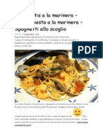 Espaguetis a La Marinera