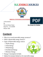 Renewable Energy Sources