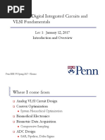 ESE 570: Digital Integrated Circuits and VLSI Fundamentals: Lec 1: January 12, 2017 Introduction and Overview