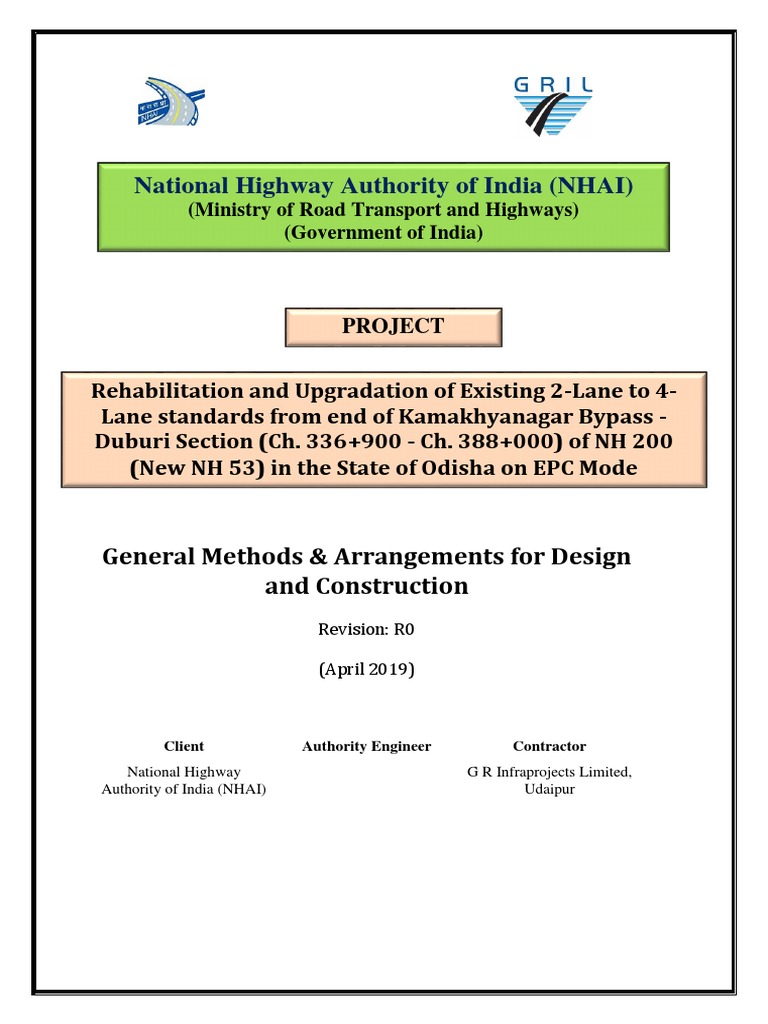 Road Construction Methodology-Final | Road | Fly Ash