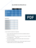 OPERACIONES MATEMATICAS GUIA 9°