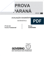 1 Prova Paraná 5º Ano Versão Final 27-03-2019 - MAT