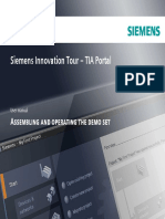 Siemens Innovation Tour - TIA Portal: Assembling and Operating The Demo Set
