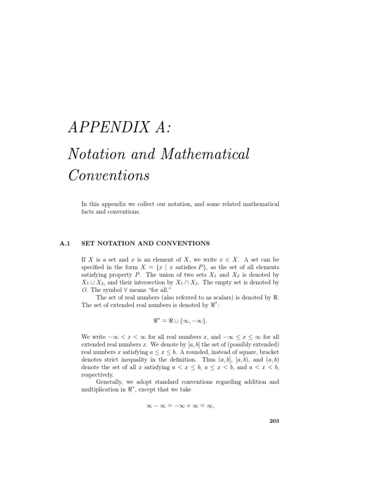 Mathematical Notation and Functions Guide | PDF | Sequence | Norm ...