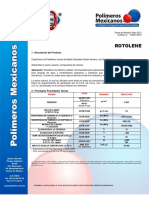 Especificaciones Tecnicas Material Rotolene Natural 93050