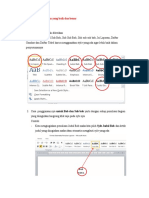 Cara Penggunaan Format Sistematika Penulisan Laporan