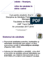 Sistemul de Sanatate in Romania