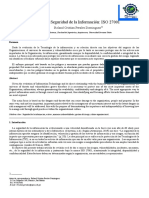 Seguridad de La Información NORMA ISO 27001 