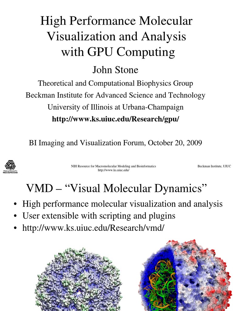 GPU-Driven Molecular Visualization | PDF | Graphics Processing Unit ...