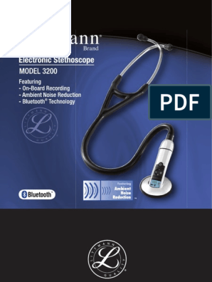 Stéthoscope électronique Littmann® Ref 3200 - SLIDE MEDIC
