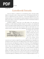 Lutoslawski Intrada