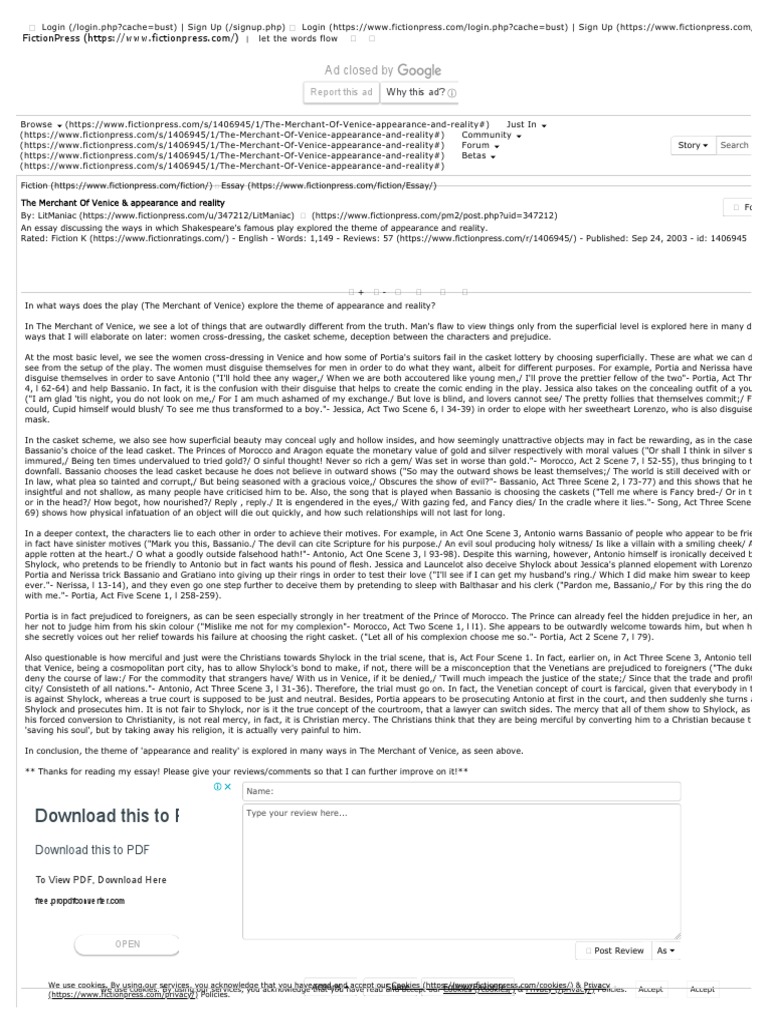 This To PDF - Download This To PDF | PDF | The Merchant Of Venice ...