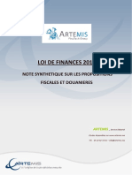 Loi Finances 2014 EtudeArtemis PDF