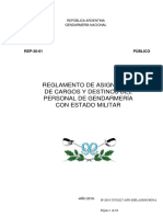 Reglamento de Adignacion de Cargos y Destinos PDF