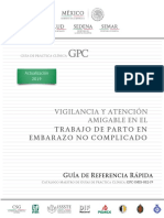 Vigilancia y atención amigable en el trabajo de parto en embarazo no complicado