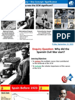Causes of Spanish Civil War