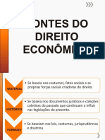 FONTES DO DIREITO ECONOMICO