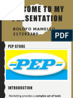 Welcome To My Presentation: Bolofo Mamello 217292380