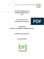 Guía de Estudio Biología Patología y Primeros Auxilios PDF