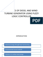 Dynamics of Diesel and Wind Turbine Generator Using Fuzzy Logic Controller