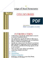 Design of Steel Structures: Column Bases