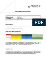 Procedimiento de Verificación