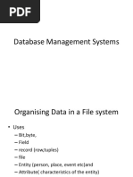 Database Management Systems