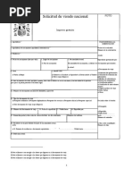 Solicitud De Visado Nacional Espanol Pdf Consul Representante Privacidad De La Informacion