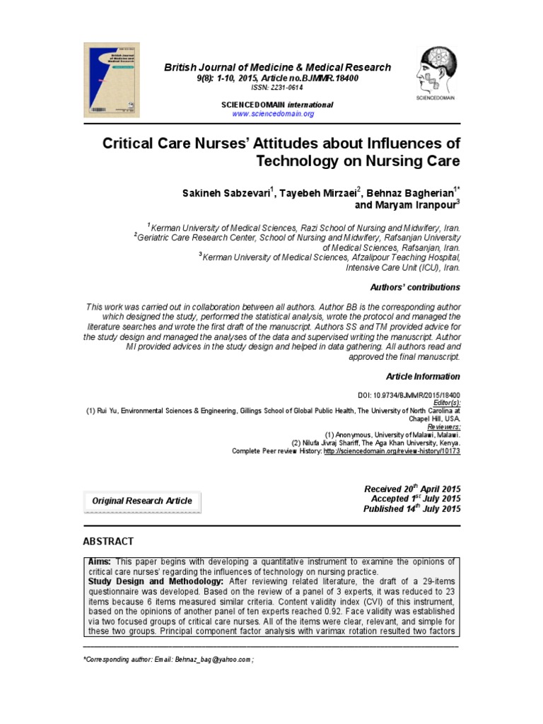 Intensive Care Unit Nursing | PDF | Intensive Care Unit | Nursing