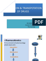 Absorbtion of drugs