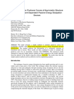 Simple Method For Pushover Curves of Asymmetric Structure With Displacement-Dependent Passive Energy Dissipation Devices